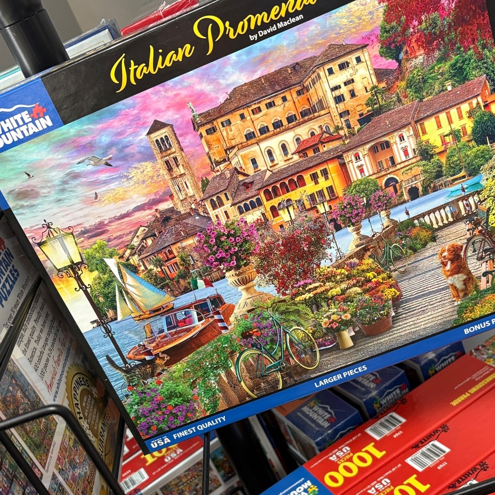 White Mountain Italian Promenade Puzzle 1000pieces